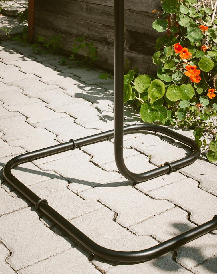 Fuß der Gartendusche